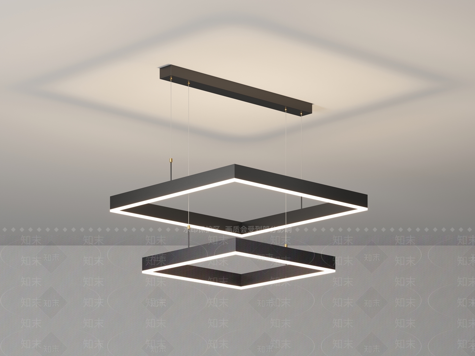 现代网红吊灯3D模型下载【ID:1130321275】