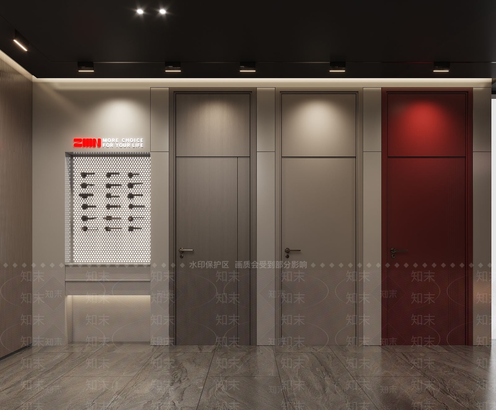 现代软装馆3D模型下载【ID:1130345480】