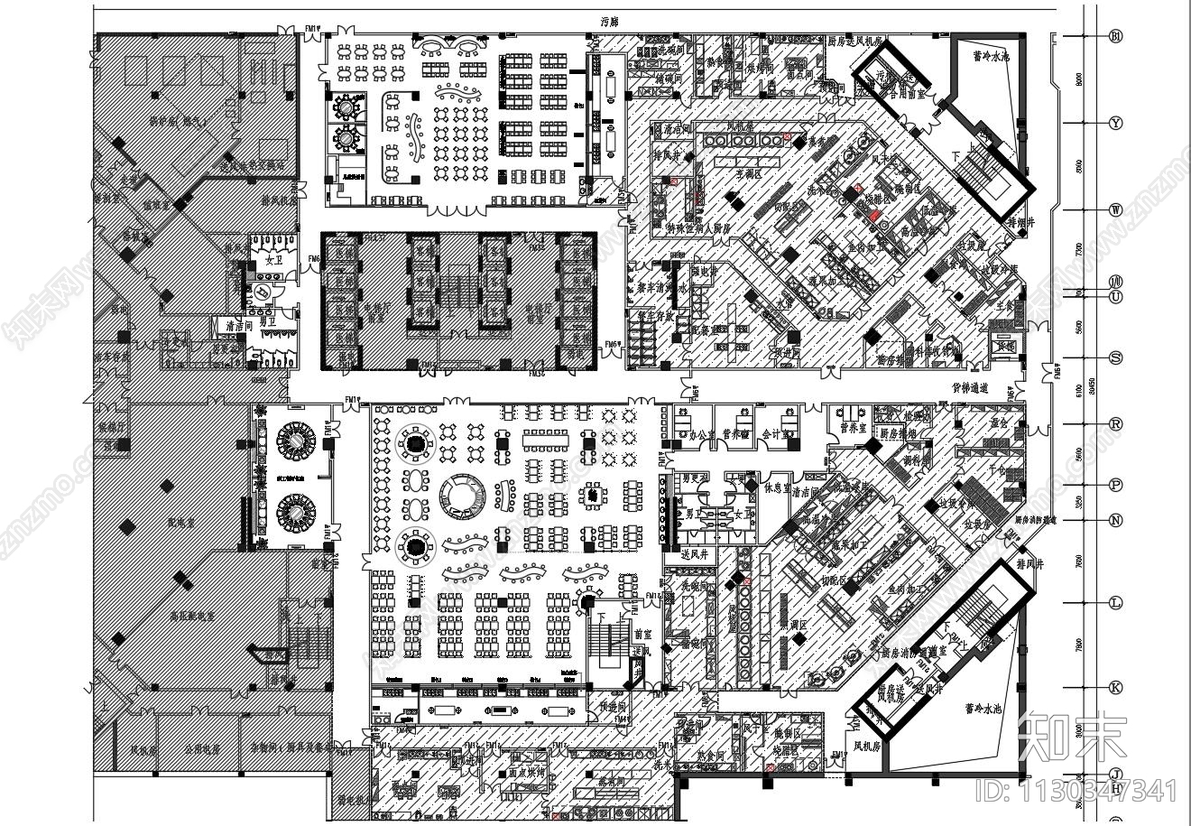 儿童及员工餐厅概念方案施工图下载【ID:1130347341】
