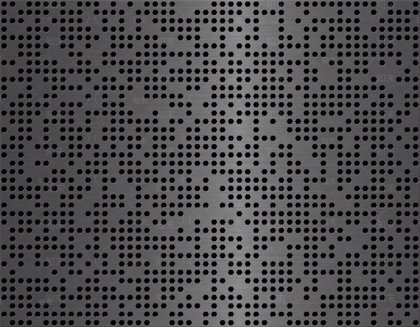 无缝黑钛色穿孔金属板贴图下载【ID:1130347954】