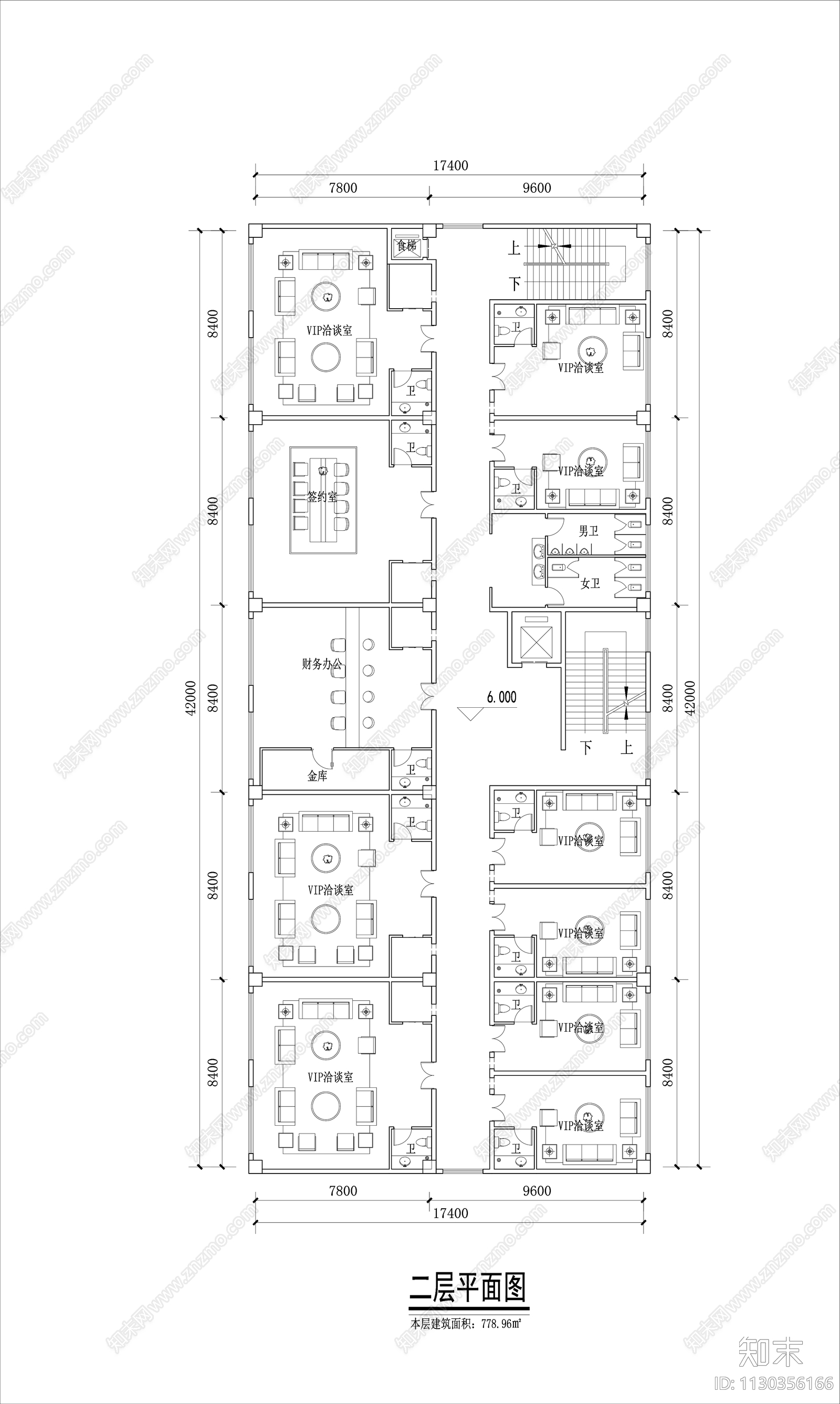售楼处平面方案cad施工图下载【ID:1130356166】