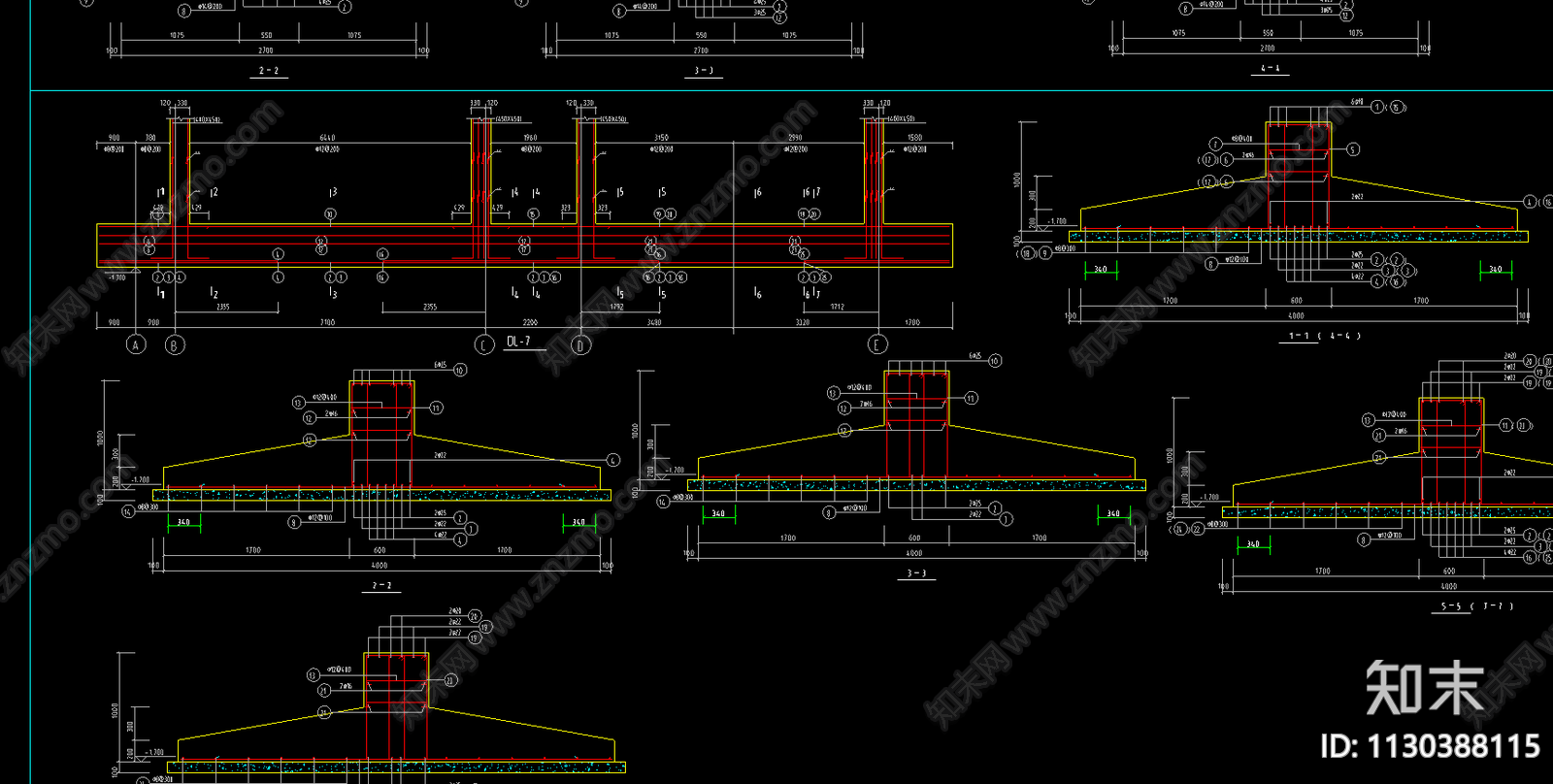 框架结构综合楼全套施工图下载【ID:1130388115】