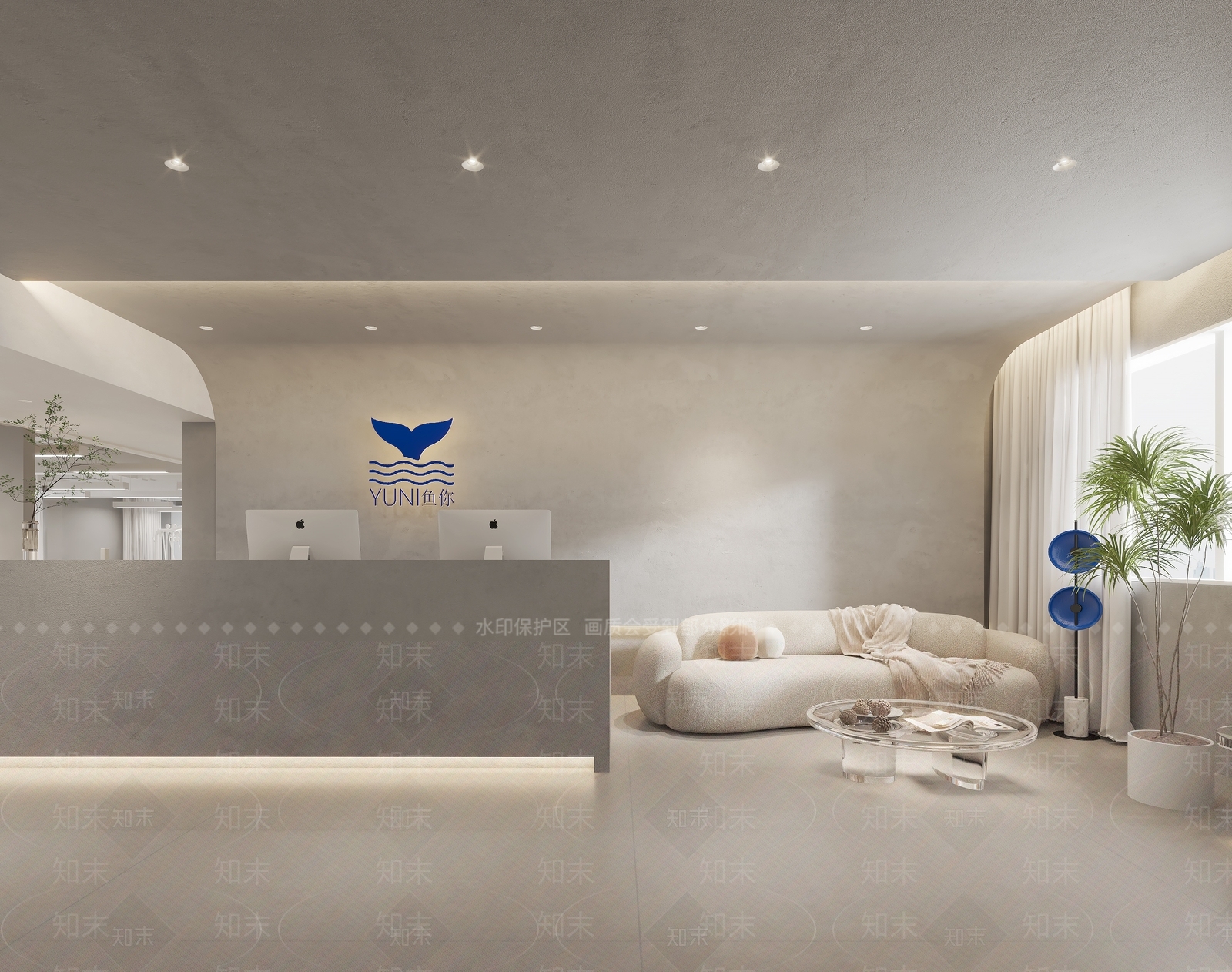 现代健身房前台3D模型下载【ID:1130397246】