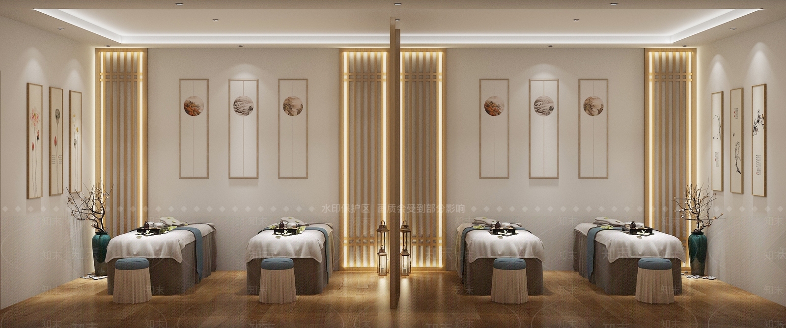 新中式采耳店3D模型下载【ID:1130424323】