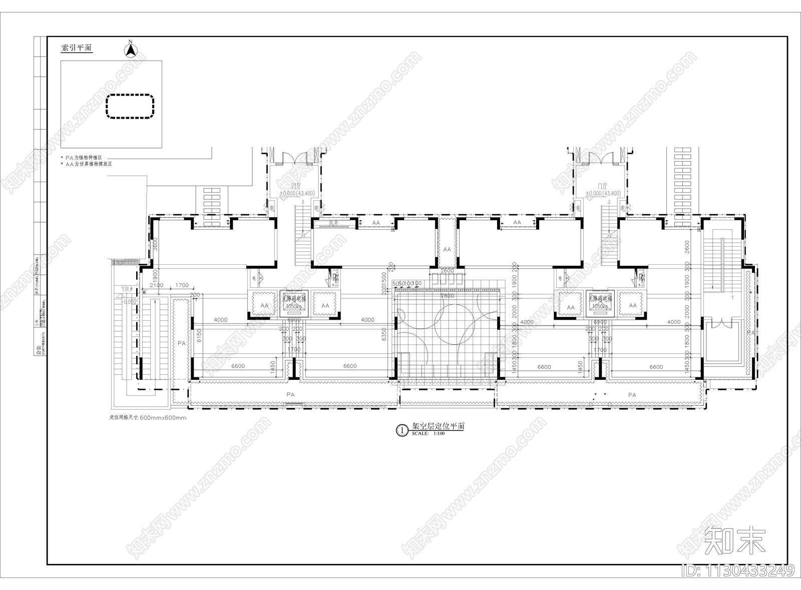 新式小区架空层景观施工图下载【ID:1130433249】