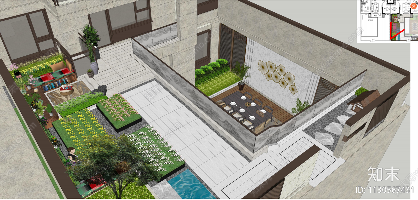 庭院景观整套图纸施工图下载【ID:1130567431】