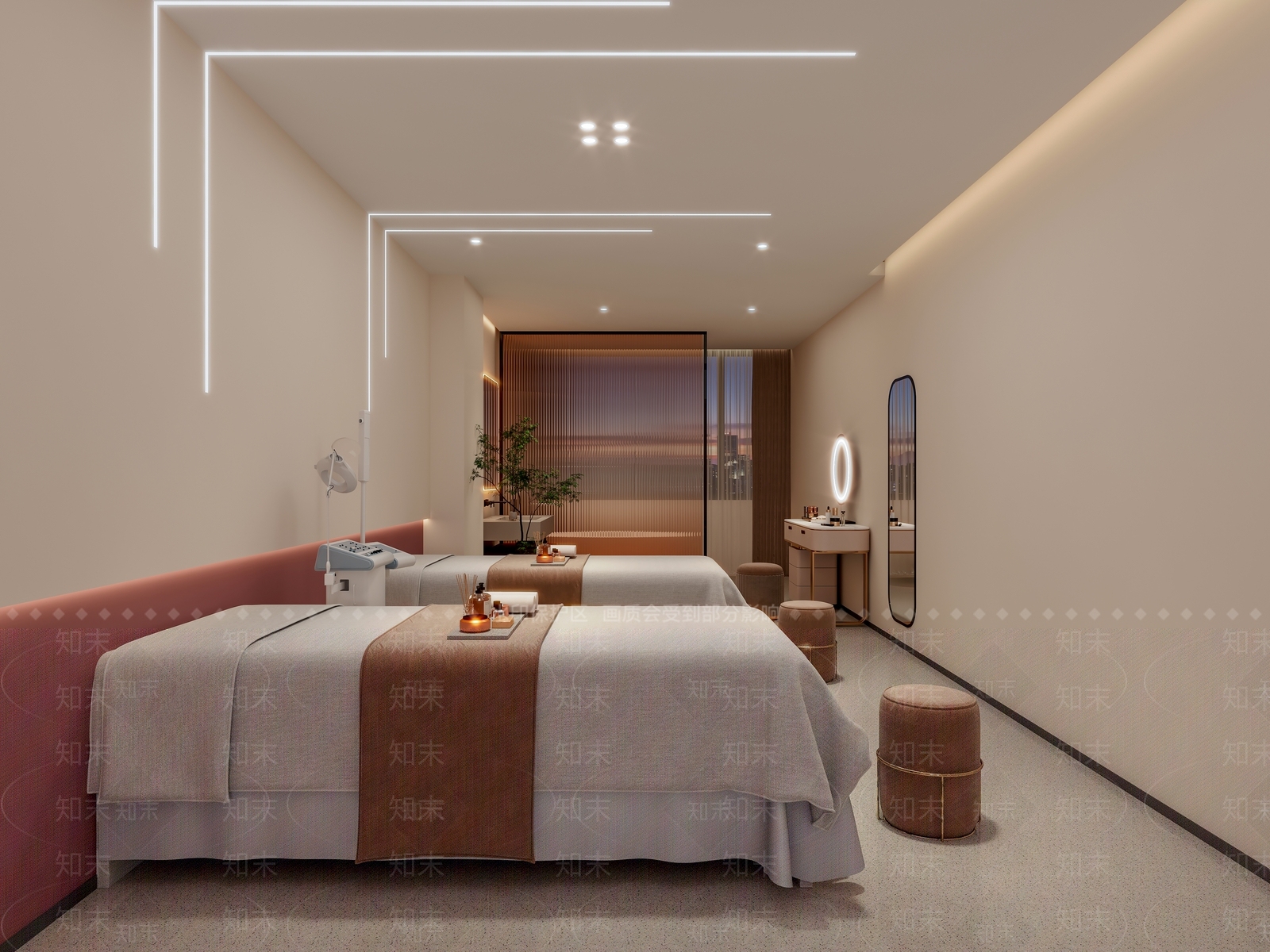 现代美容室3D模型下载【ID:1130466638】