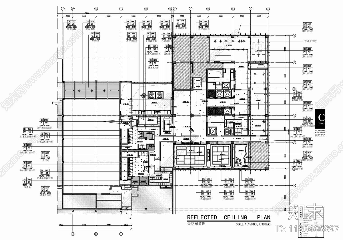 酒店cad施工图下载【ID:1130466897】