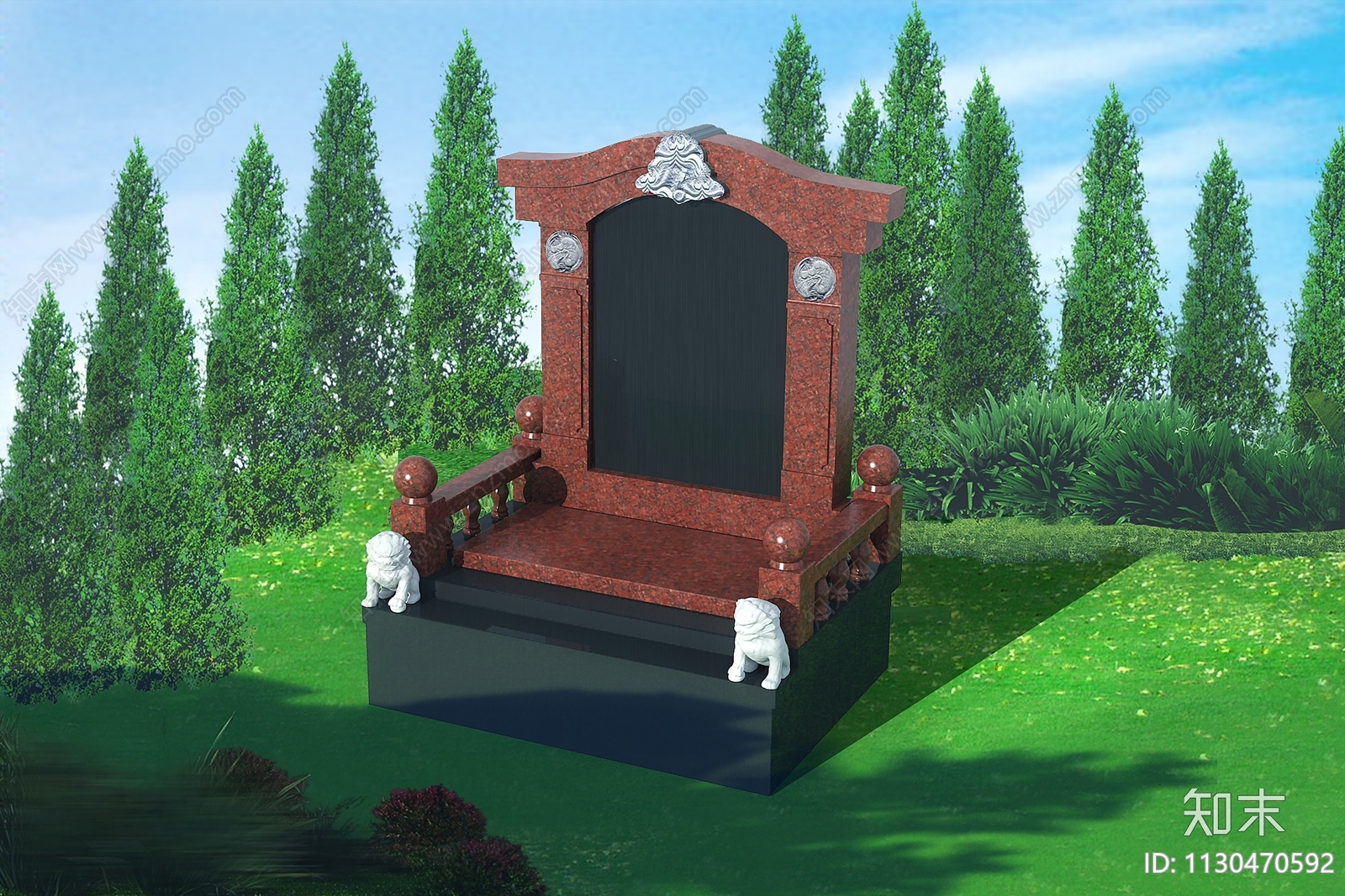 墓地施工图下载【ID:1130470592】