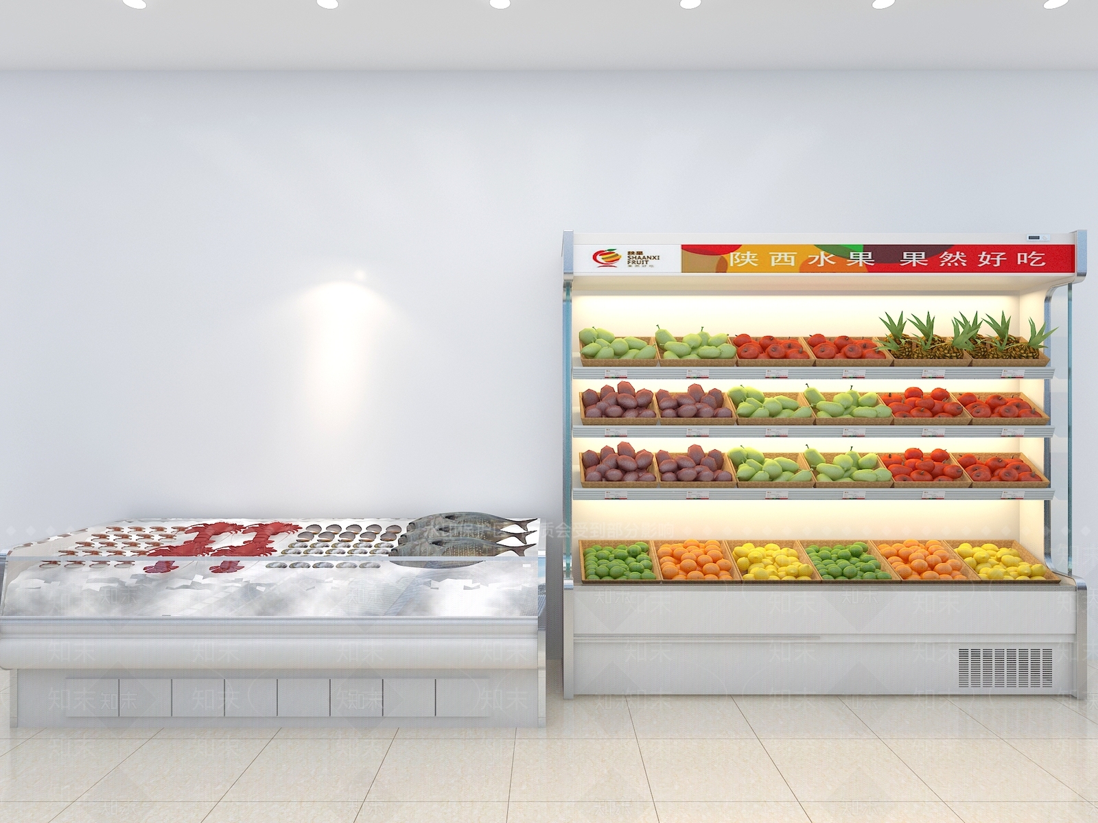 保鲜柜3D模型下载【ID:1130472252】