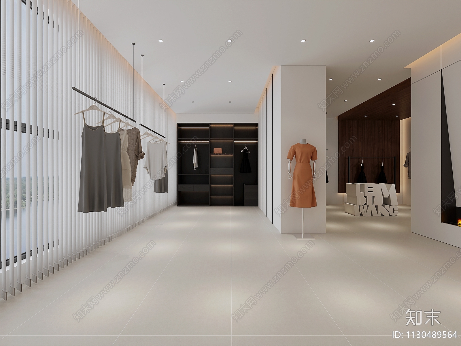 现代服装店3D模型下载【ID:1130489564】