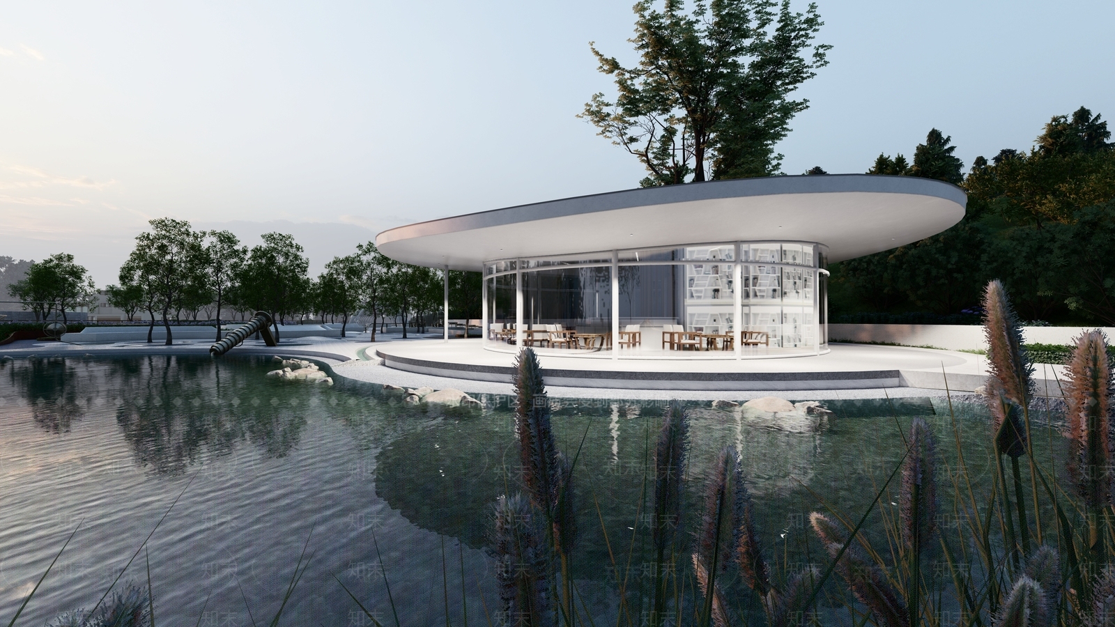 现代农业文化景观公园SU模型下载【ID:1130489892】