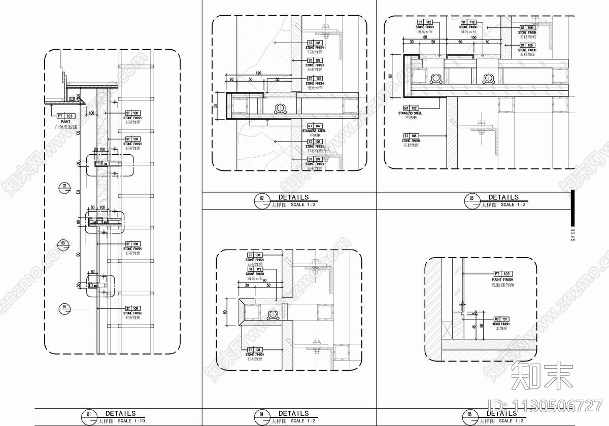 3000㎡SPA休闲养生娱乐会所cad施工图下载【ID:1130506727】