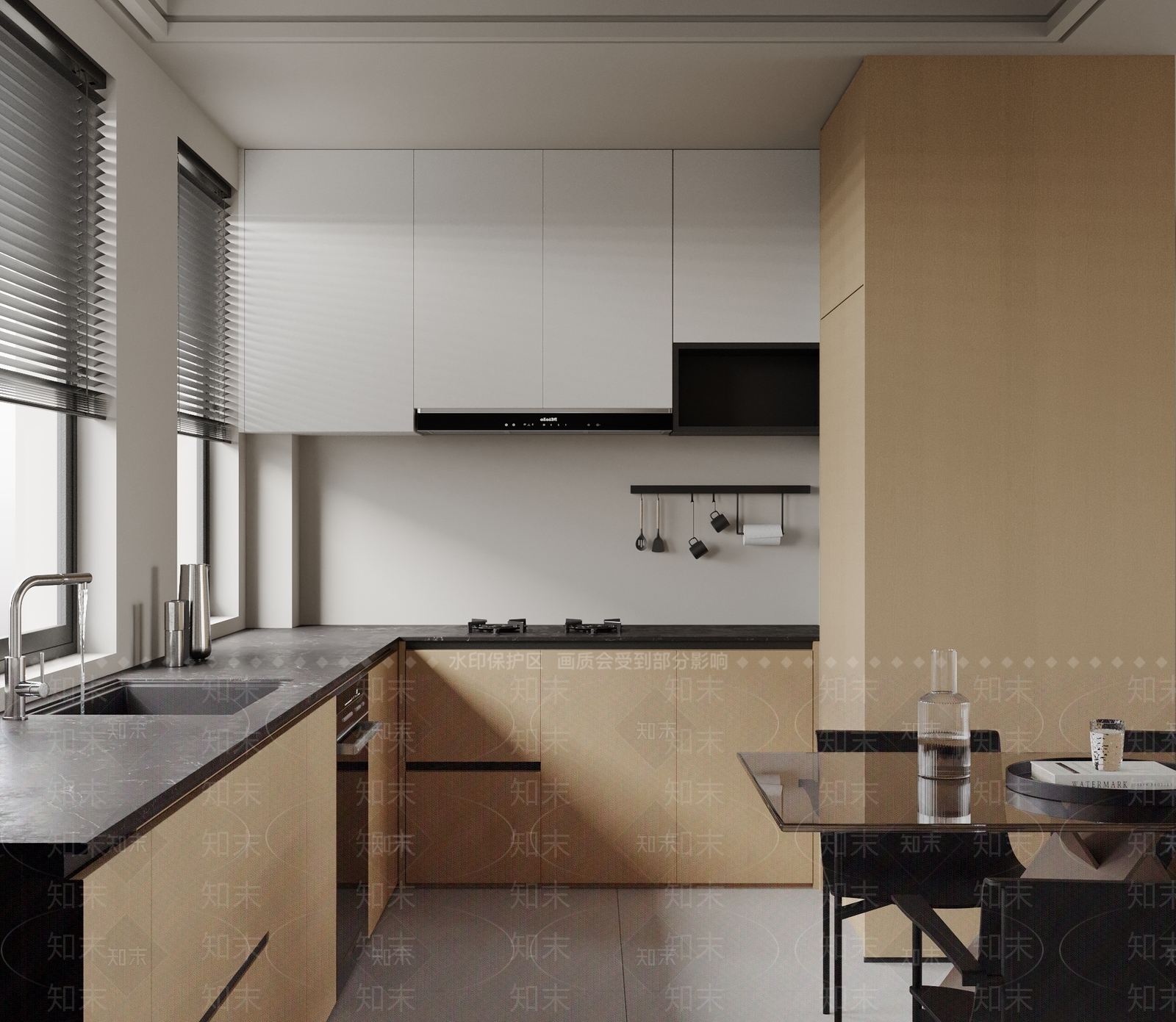 现代客餐厅3D模型下载【ID:1221473359】