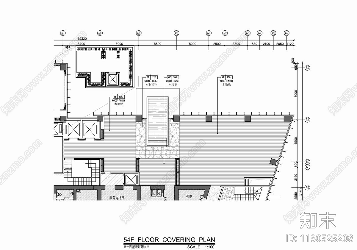 某酒店特色餐厅及酒吧平立面cad施工图下载【ID:1130525208】