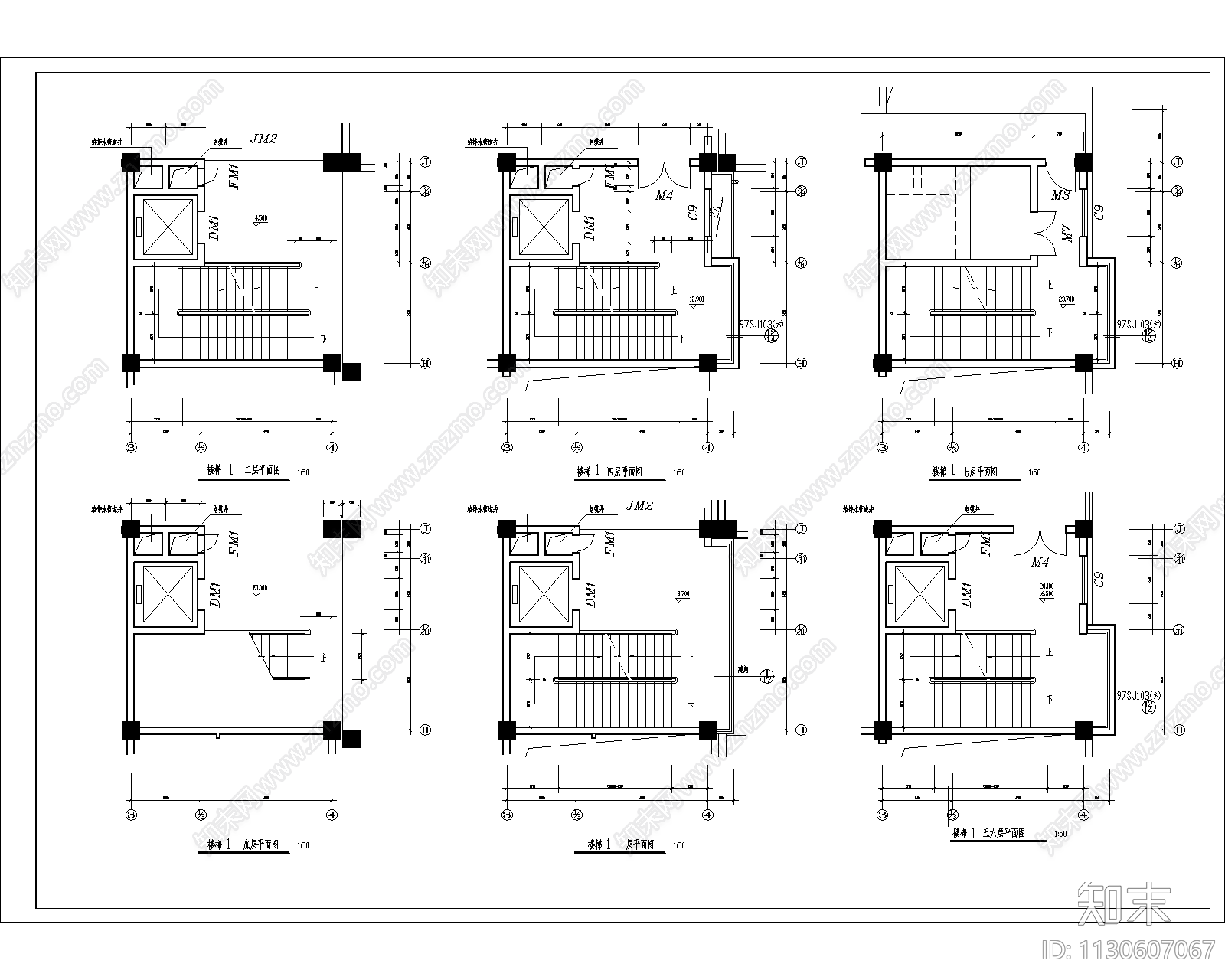 115套展厅类建筑效果图cad施工图下载【ID:1130607067】