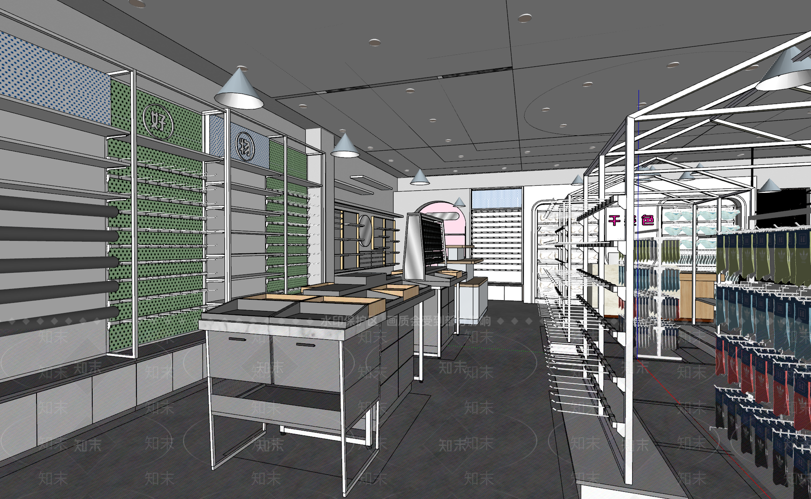 现代玩具礼品店SU模型下载【ID:1131453717】