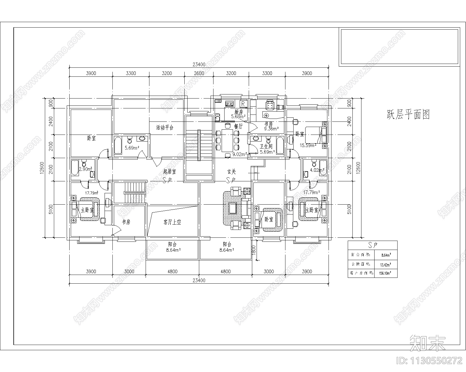 65套多层住宅户型图概念方案施工图下载【ID:1130550272】