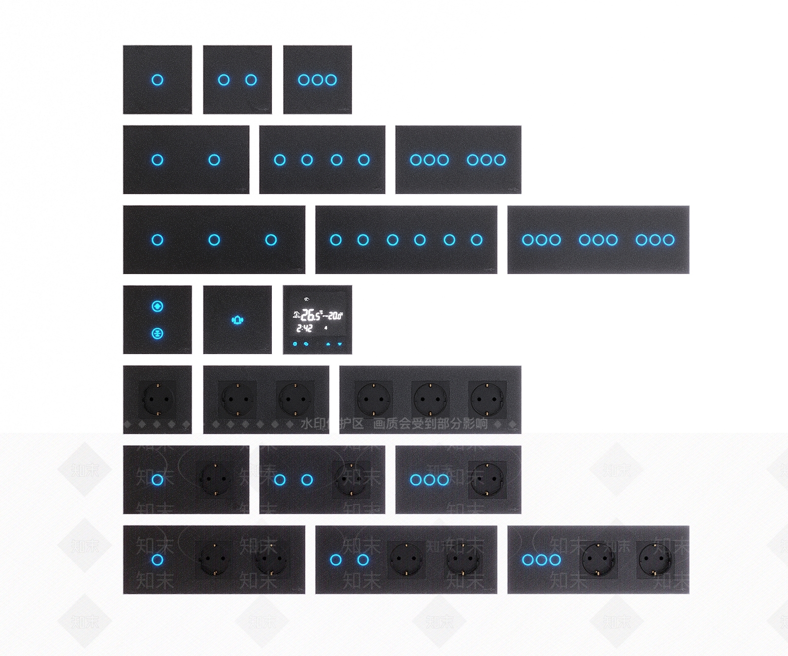 开关3D模型下载【ID:1130783969】