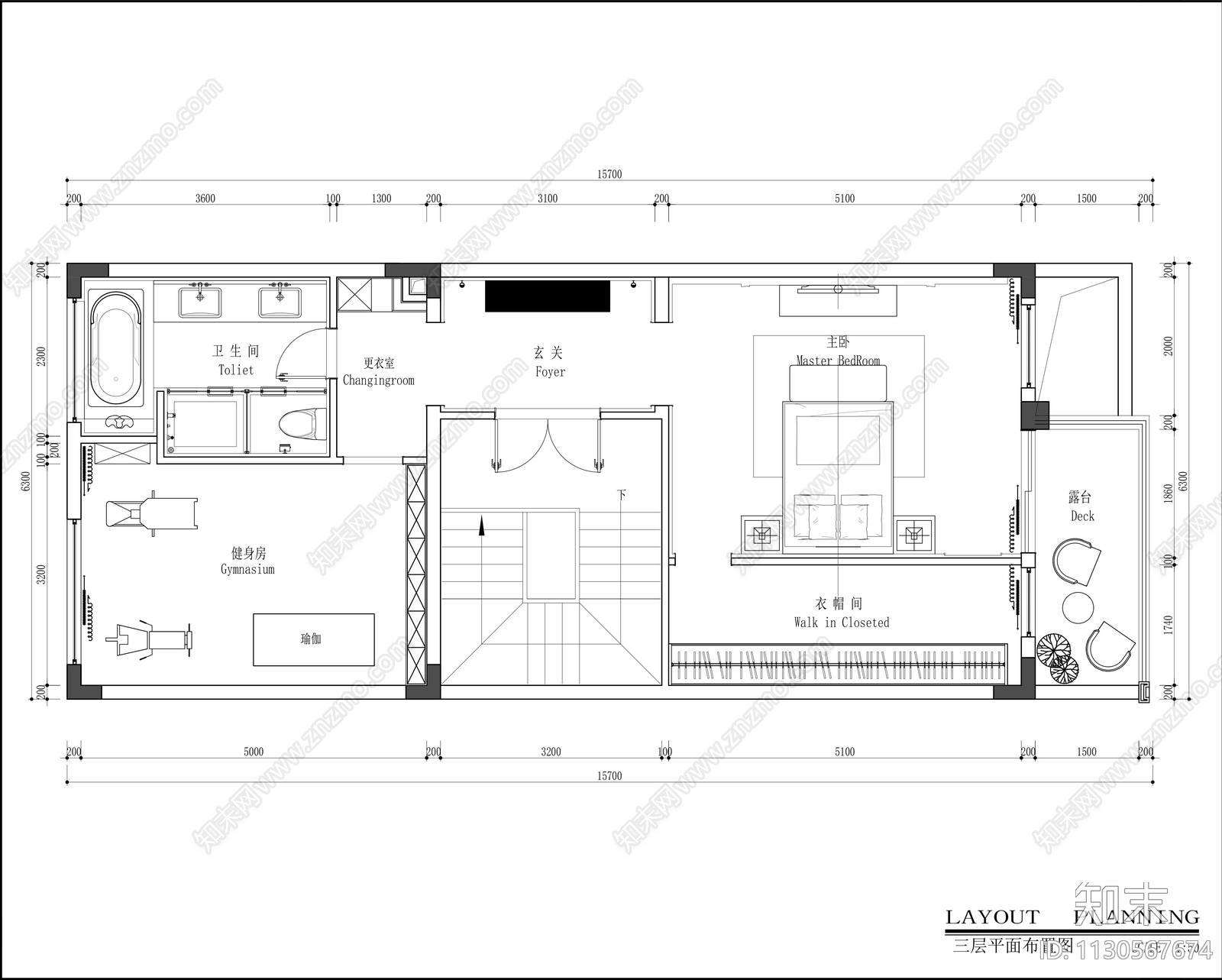 360平家装别墅cad施工图下载【ID:1130567674】