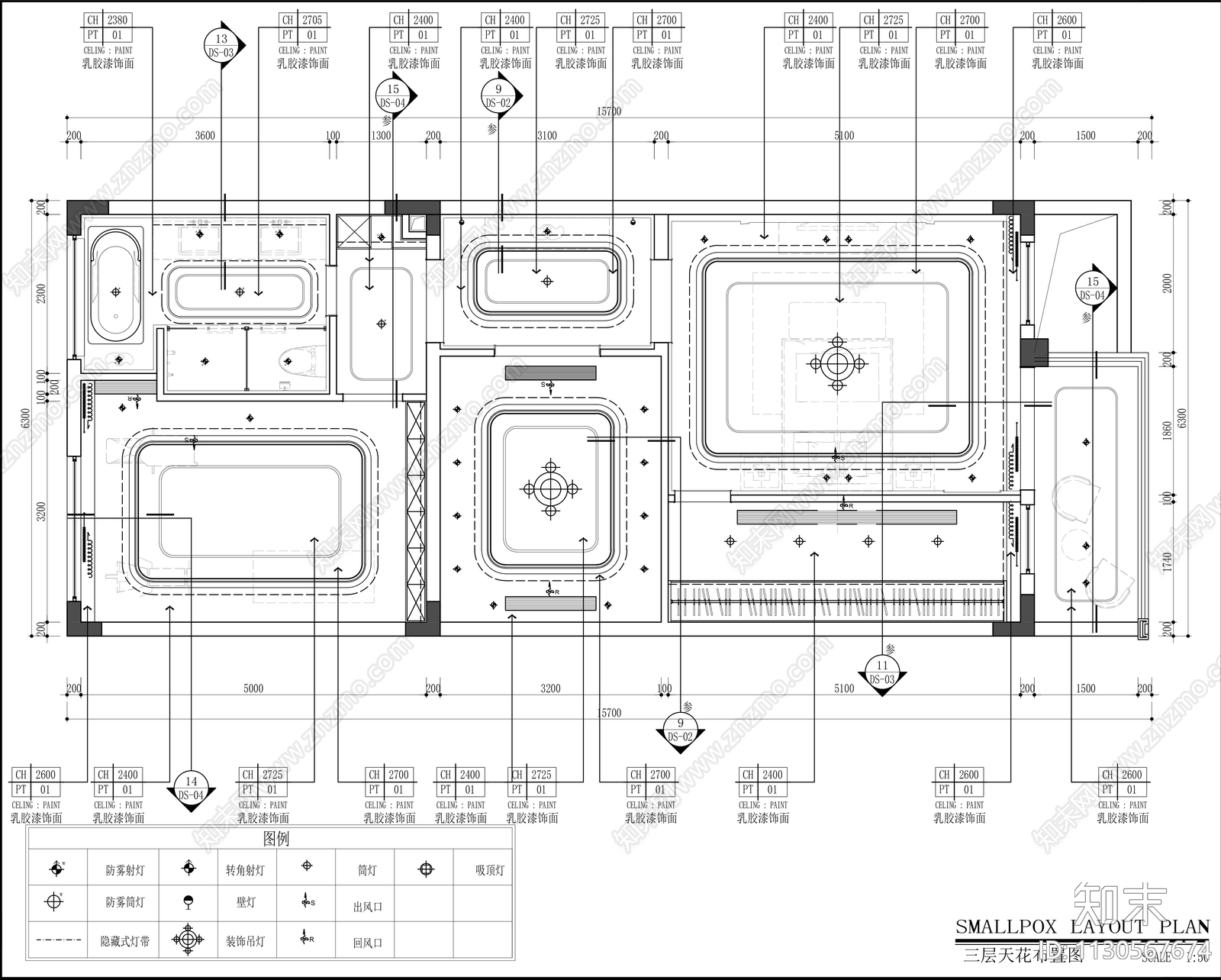 360平家装别墅cad施工图下载【ID:1130567674】