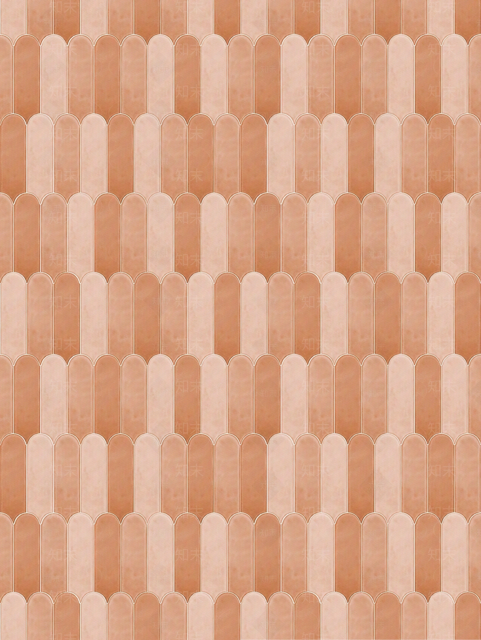 复古橙色羽毛砖鱼鳞砖贴图下载【ID:1130578718】