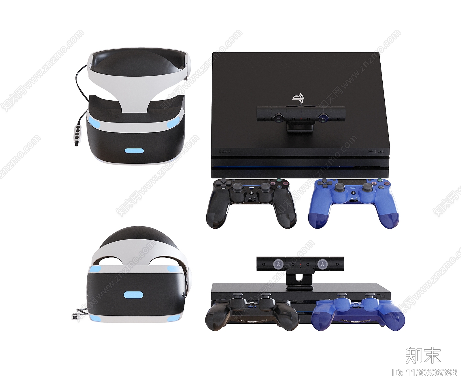 ps4游戏机3D模型下载【ID:1130606393】