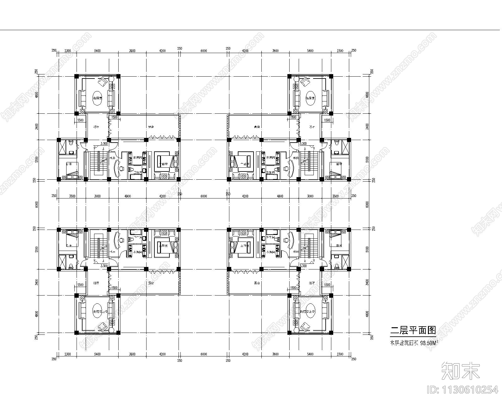 新中式度假酒店建筑效果图概念方案cad施工图下载【ID:1130610254】