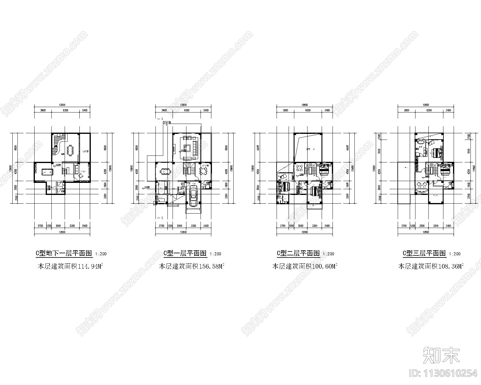 新中式度假酒店建筑效果图概念方案cad施工图下载【ID:1130610254】