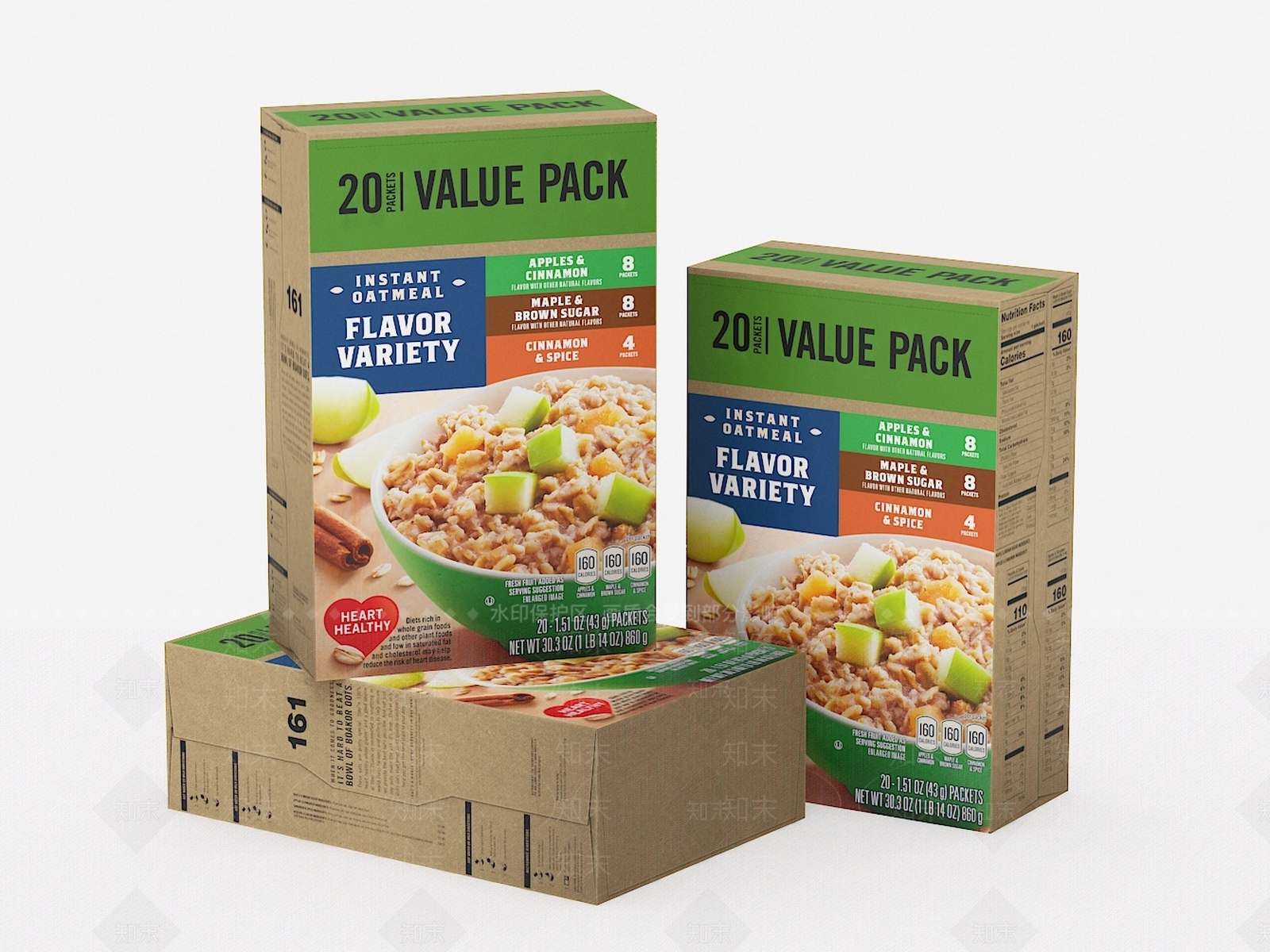 包装盒3D模型下载【ID:1130616032】