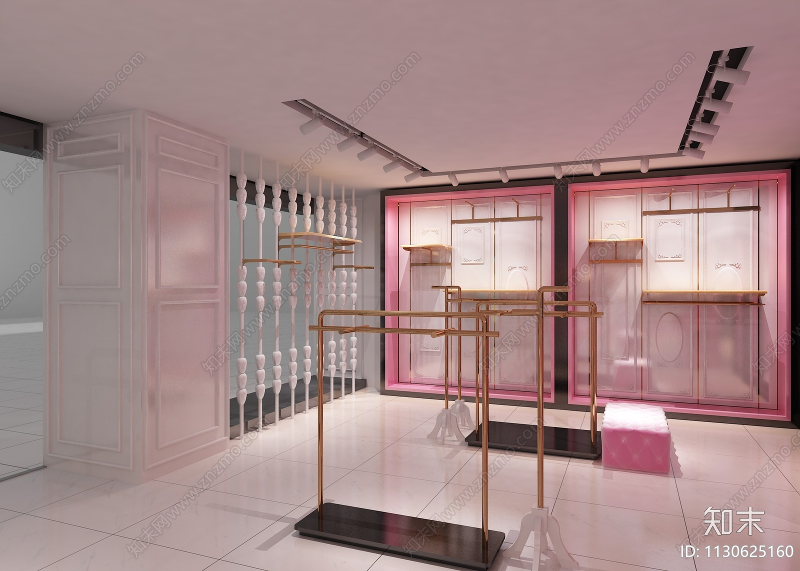 全套服装店效果图cad施工图下载【ID:1130625160】