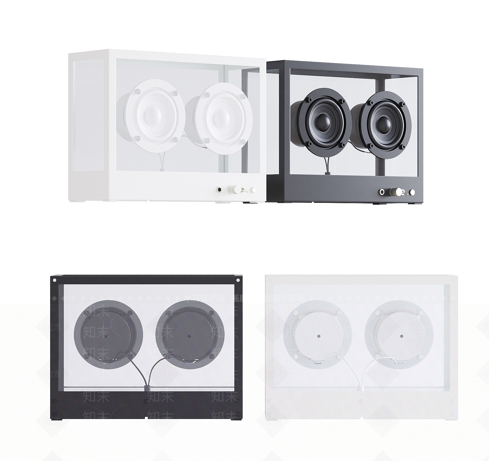 TransparentSpeaker透明音响3D模型下载【ID:1130630116】
