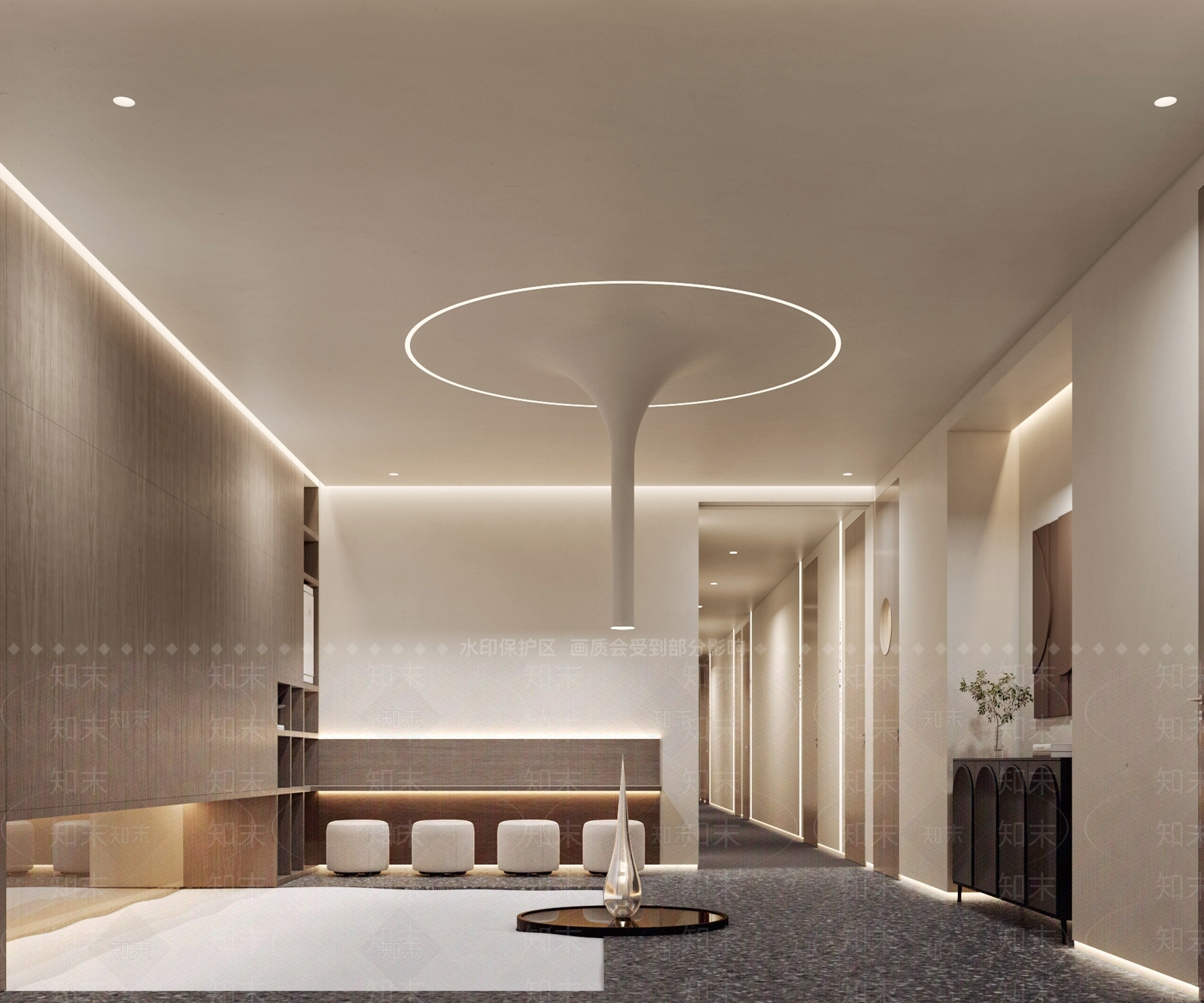 侘寂美容SPA店3D模型下载【ID:1130650283】