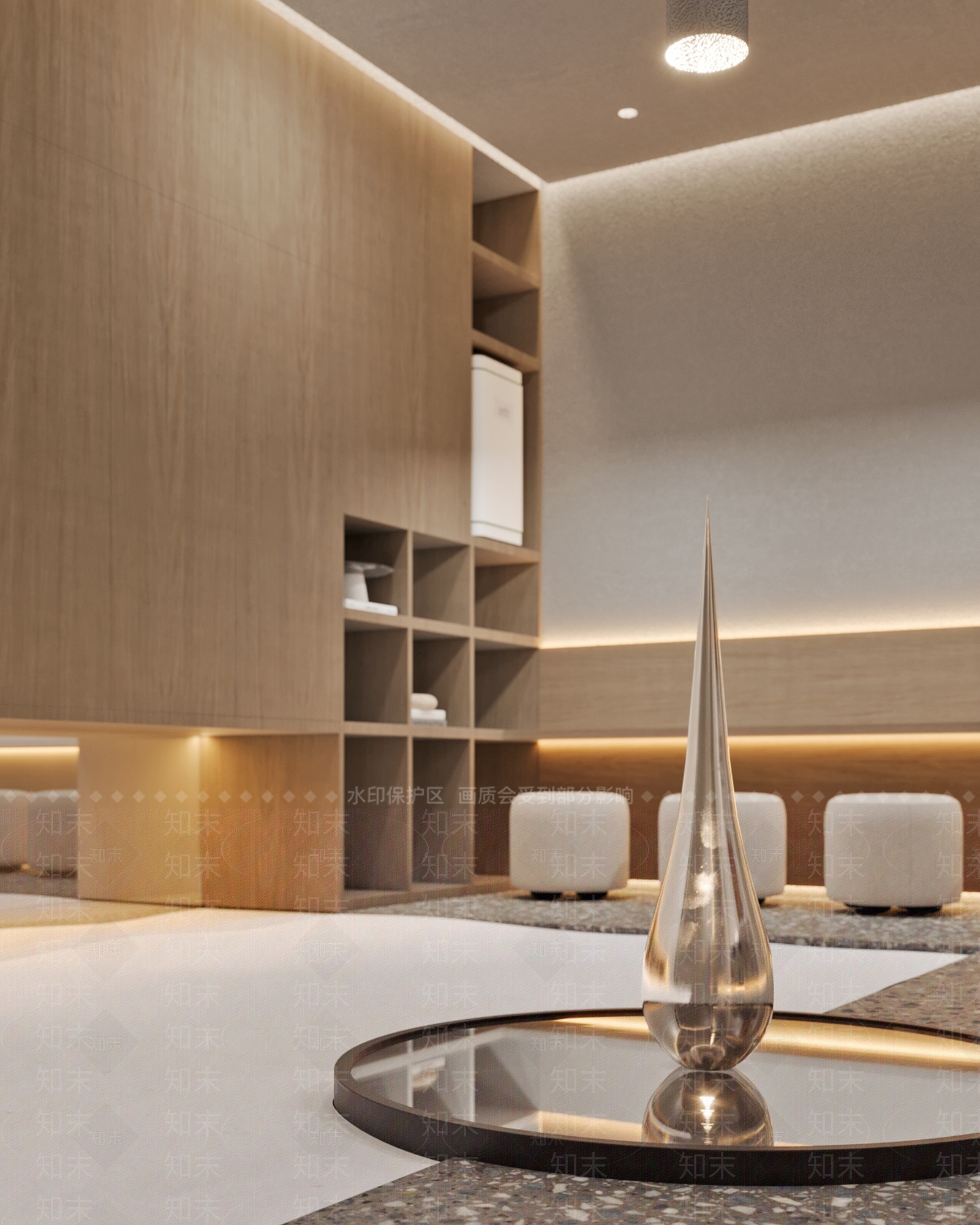侘寂美容SPA店3D模型下载【ID:1130650283】