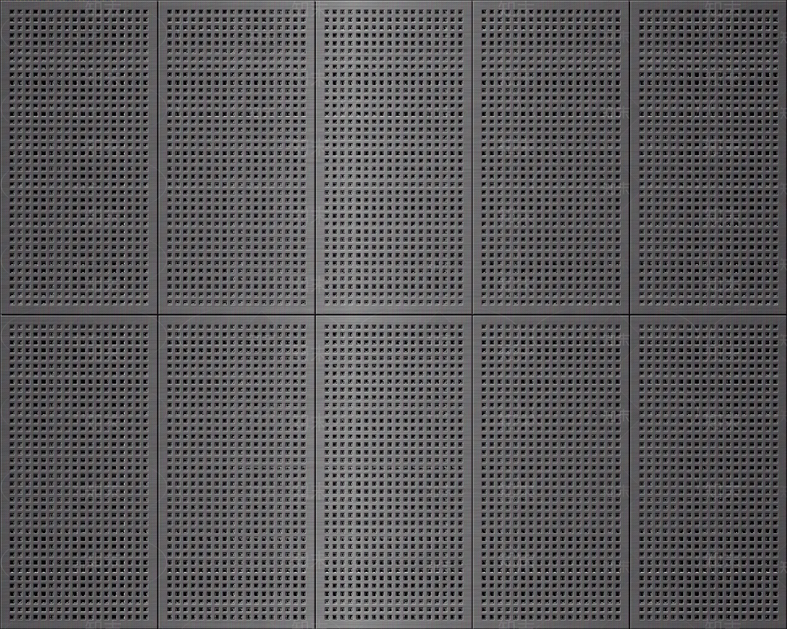 无缝黑钛拉丝穿孔铝板金属png免抠贴图下载【ID:1130670427】