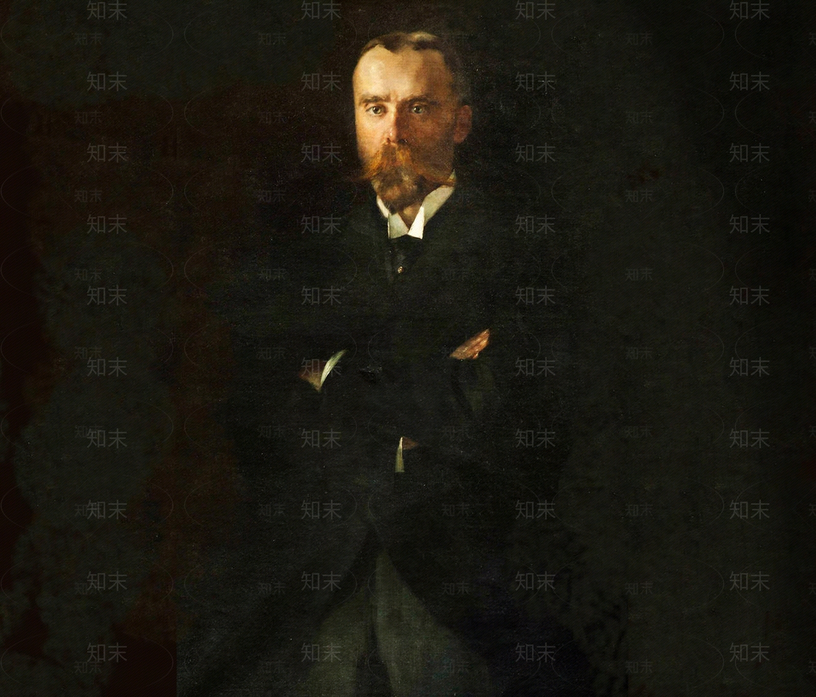 现代写实人物油画装饰画贴图下载【ID:1130671107】