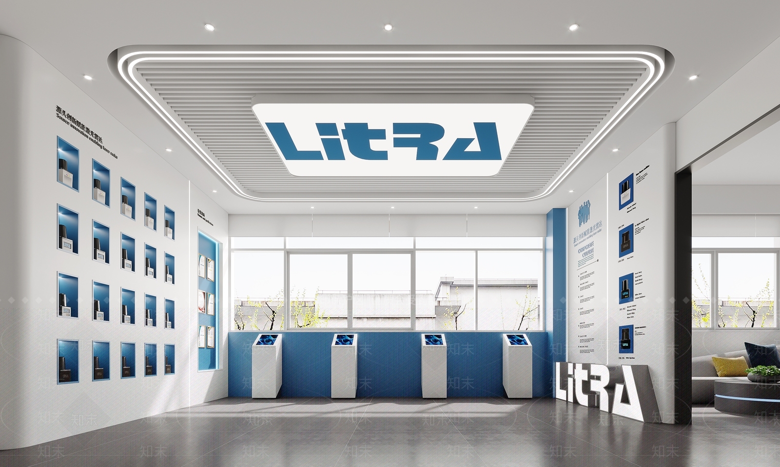 现代雷达科技展厅3D模型下载【ID:1130681300】