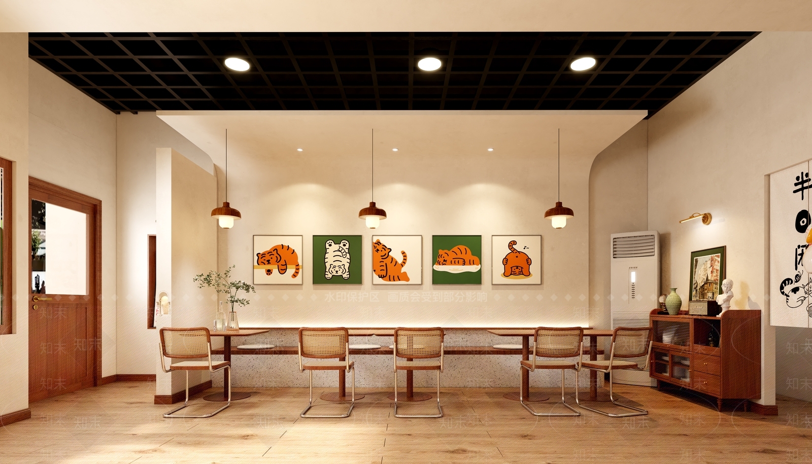 日式烧烤餐厅3D模型下载【ID:1130685832】