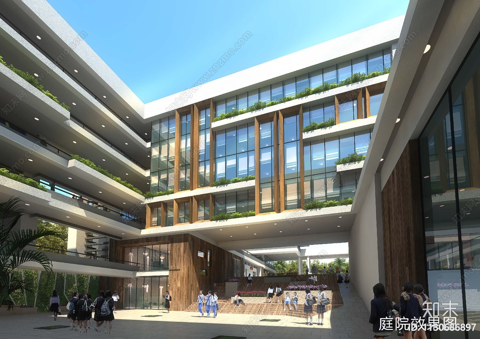 深圳红树林外国语小学建筑方案文本下载【ID:1130686897】_【知末方案文本库】