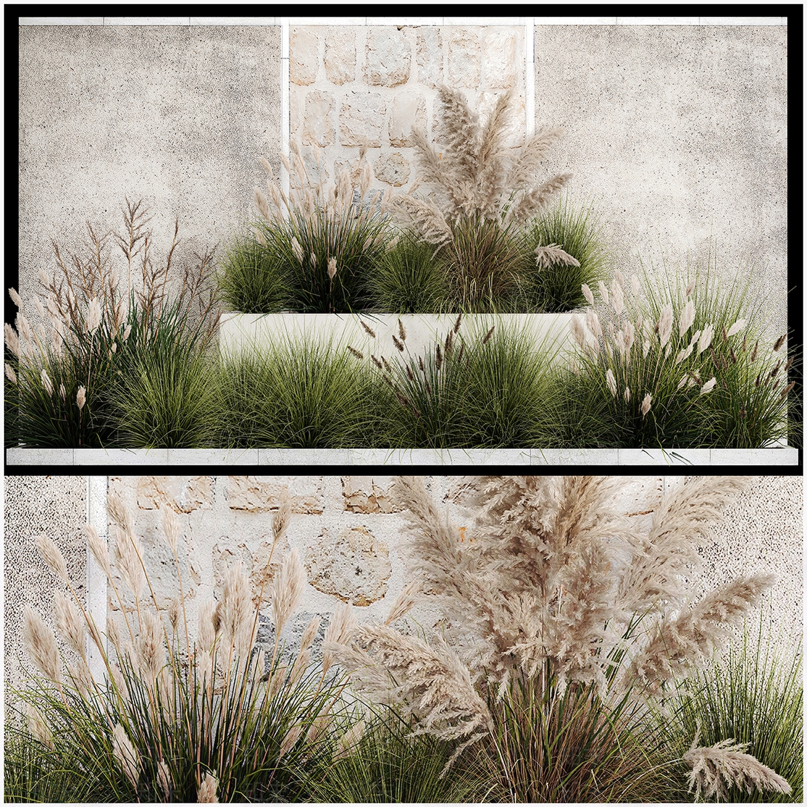 芦苇盆栽3D模型下载【ID:1130712929】