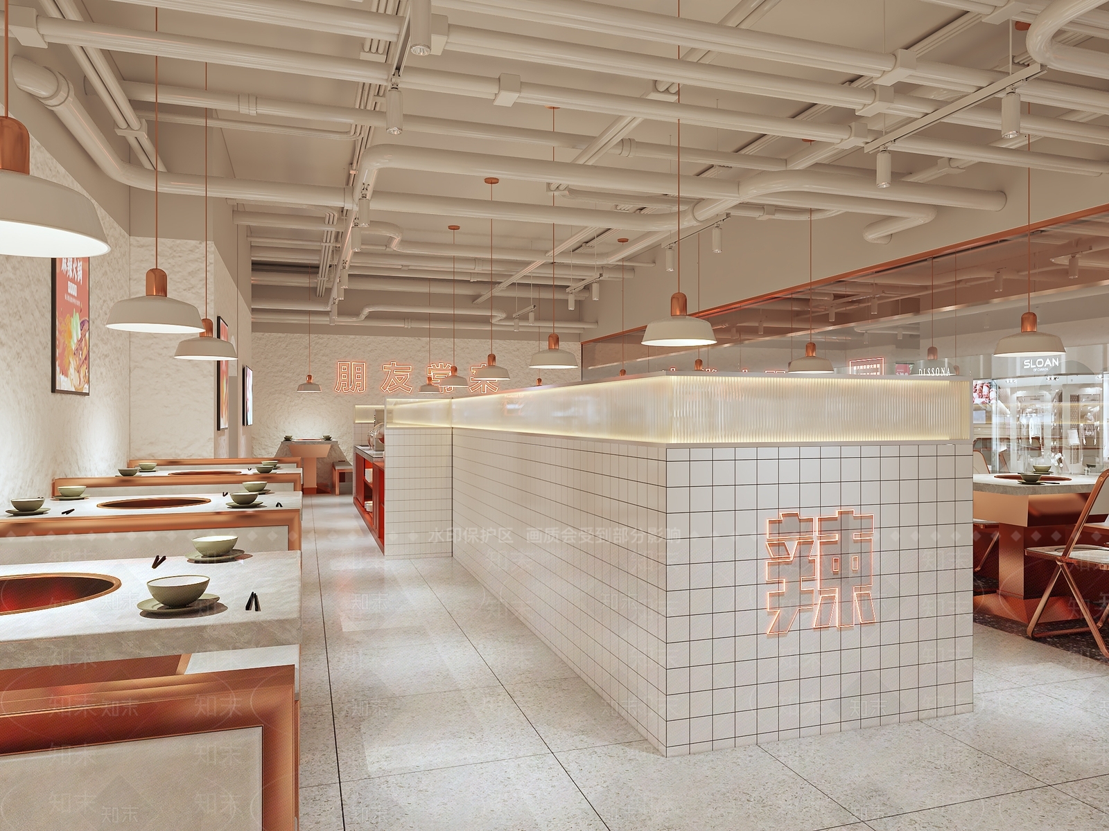 现代火锅店3D模型下载【ID:1130721553】