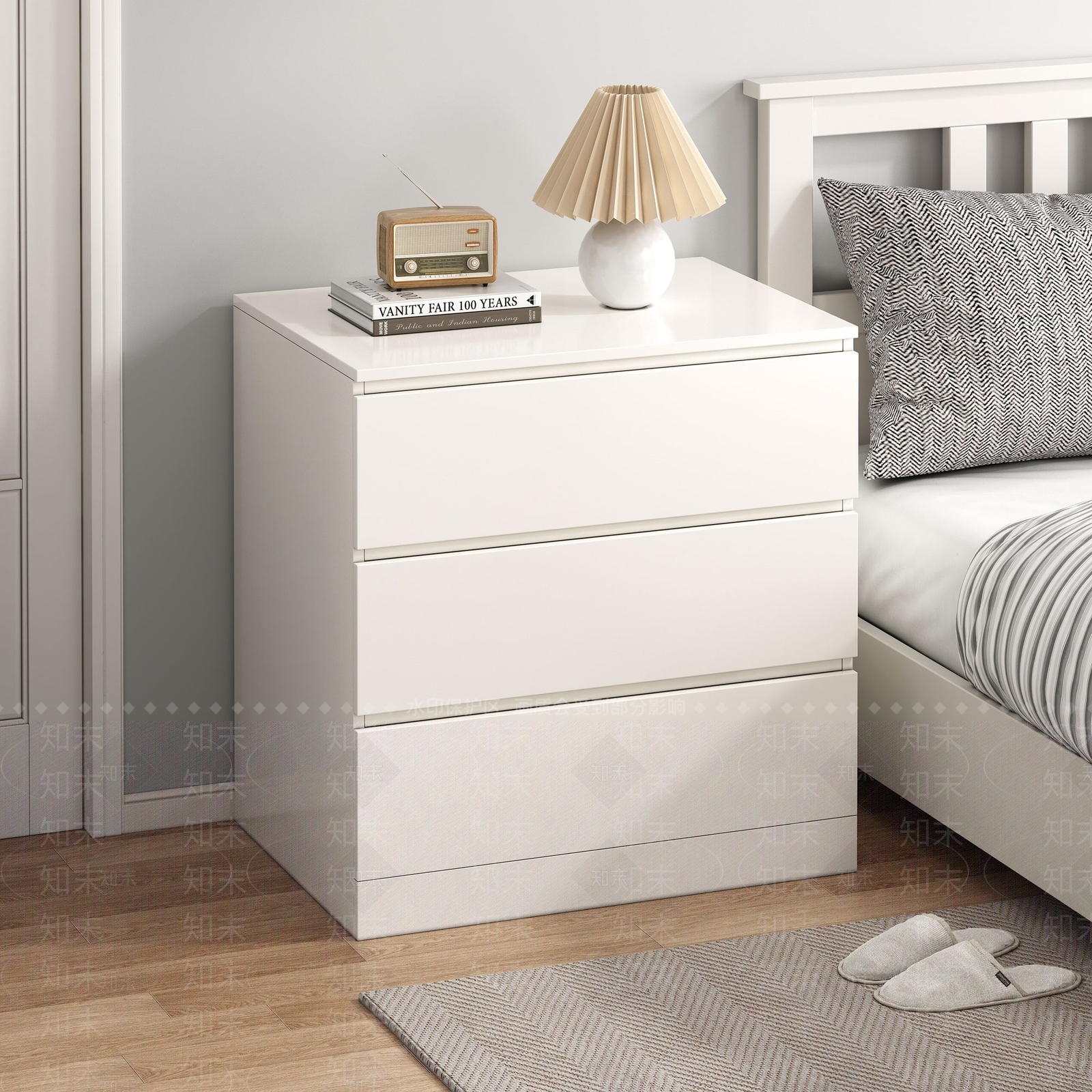 北欧卧室床头柜3D模型下载【ID:1130724200】