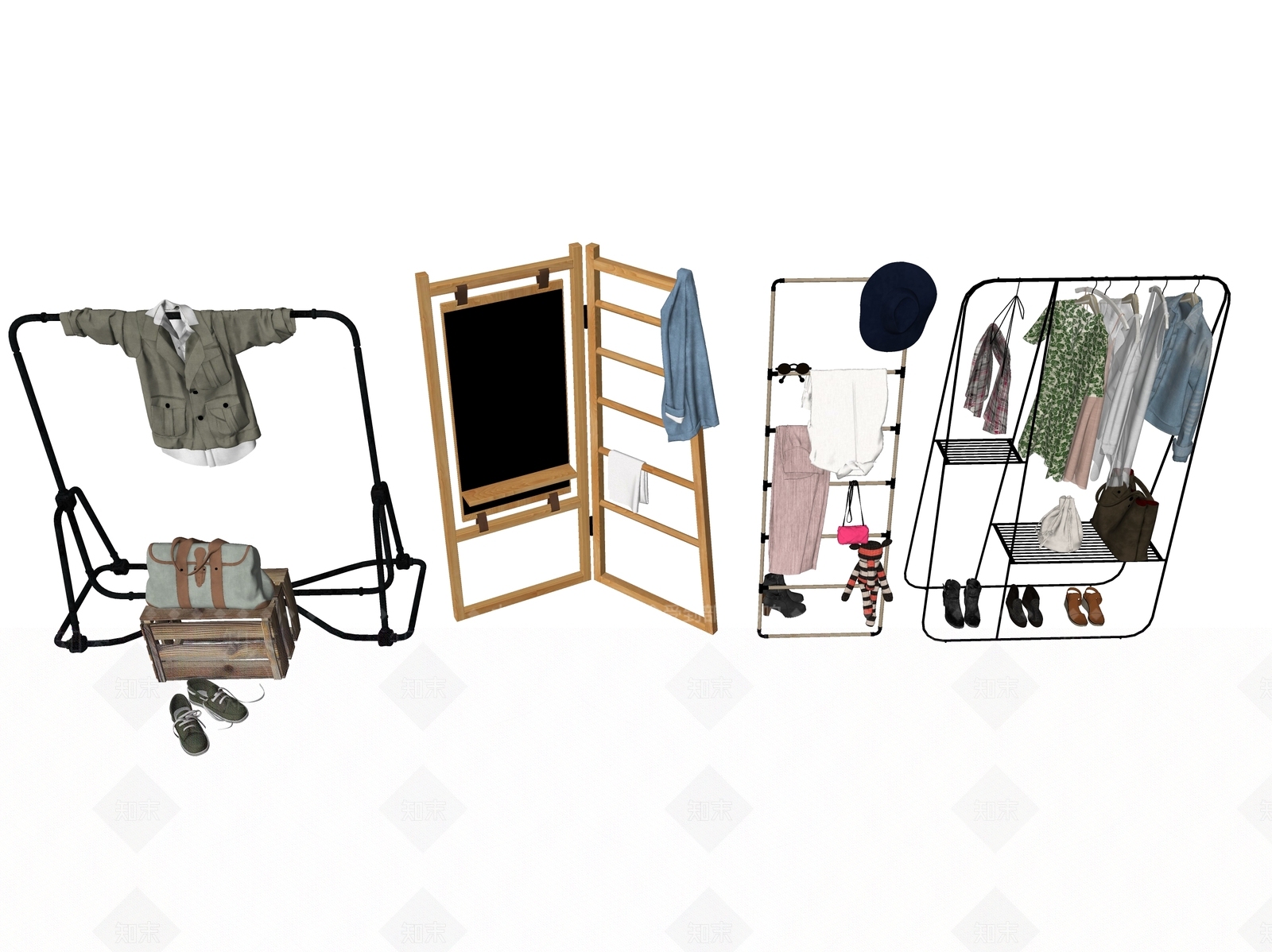 服装SU模型下载【ID:1130727883】