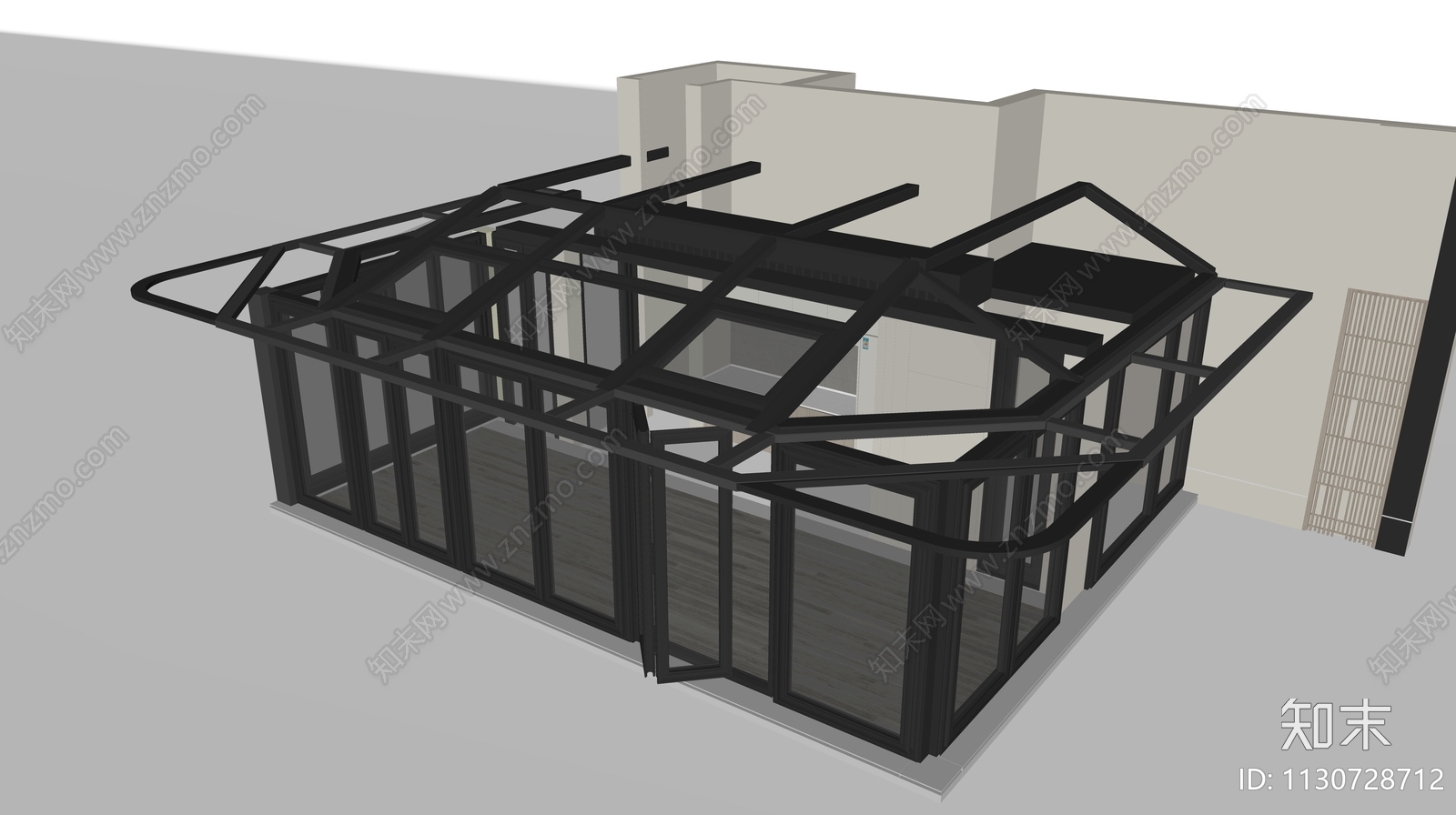 现代阳光房SU模型下载【ID:1130728712】