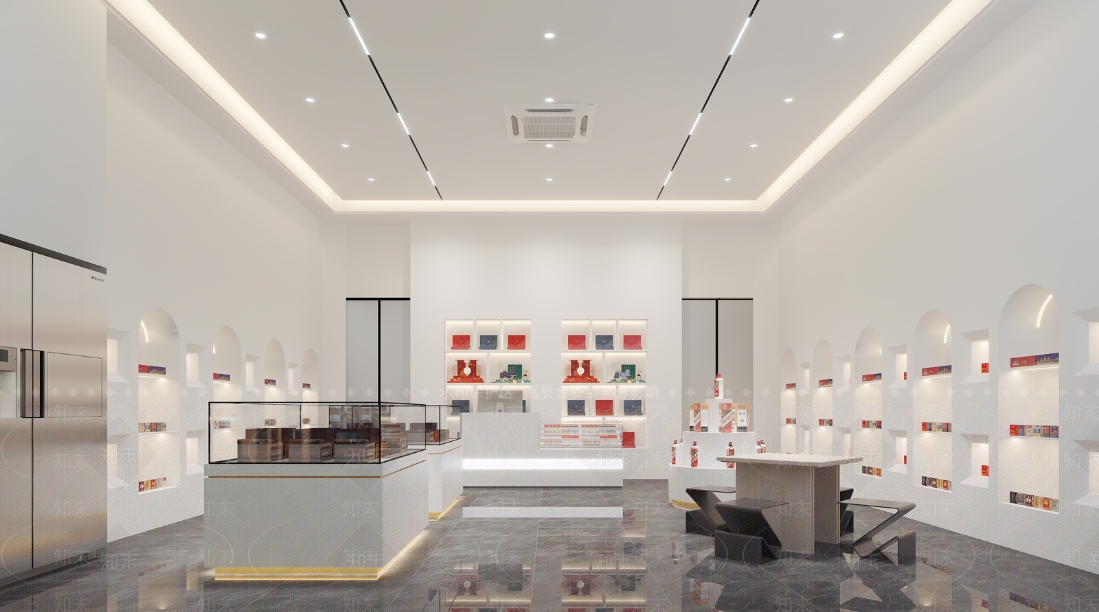 现代烟酒店3D模型下载【ID:1130745762】