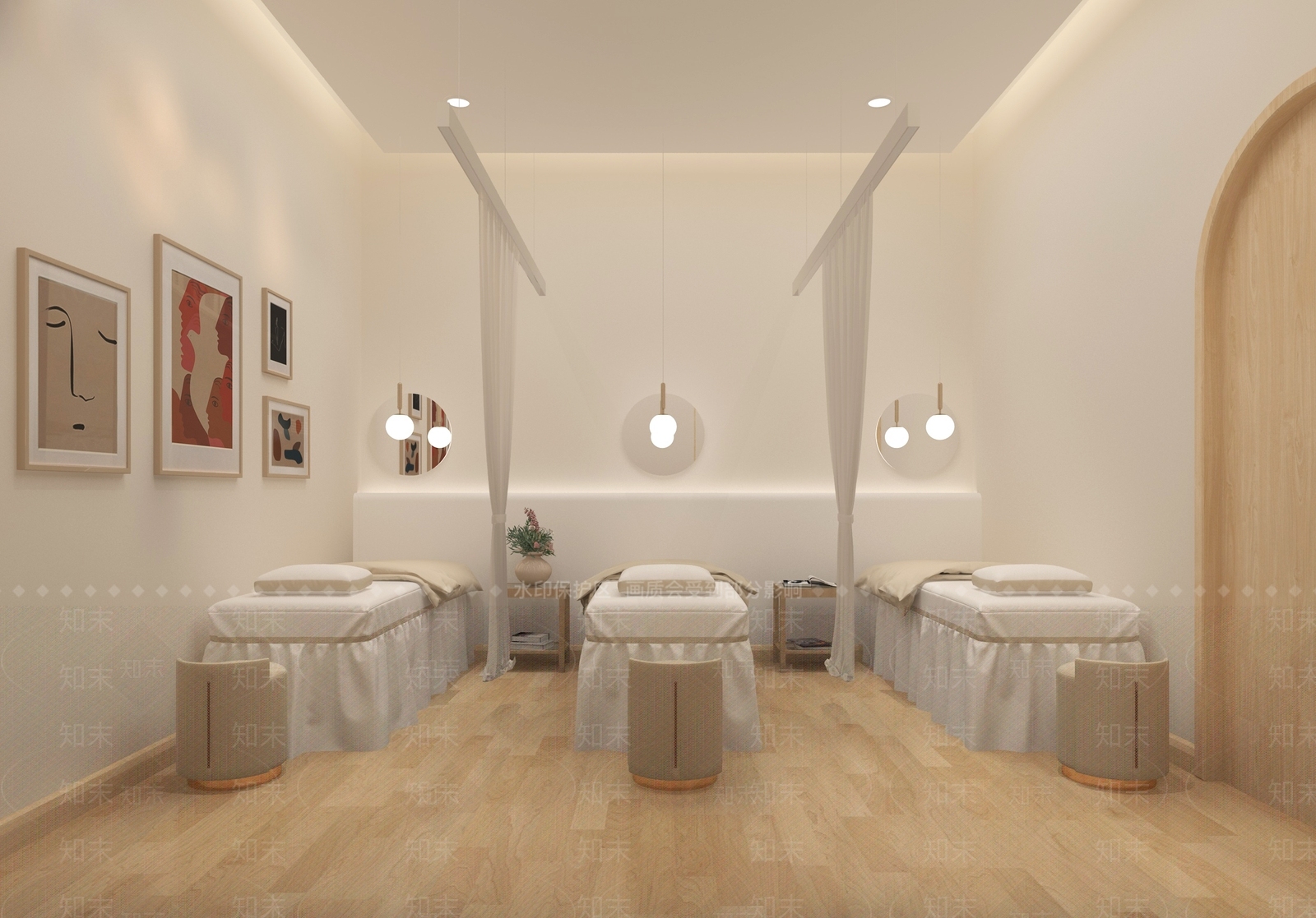 现代美甲店3D模型下载【ID:1130759270】