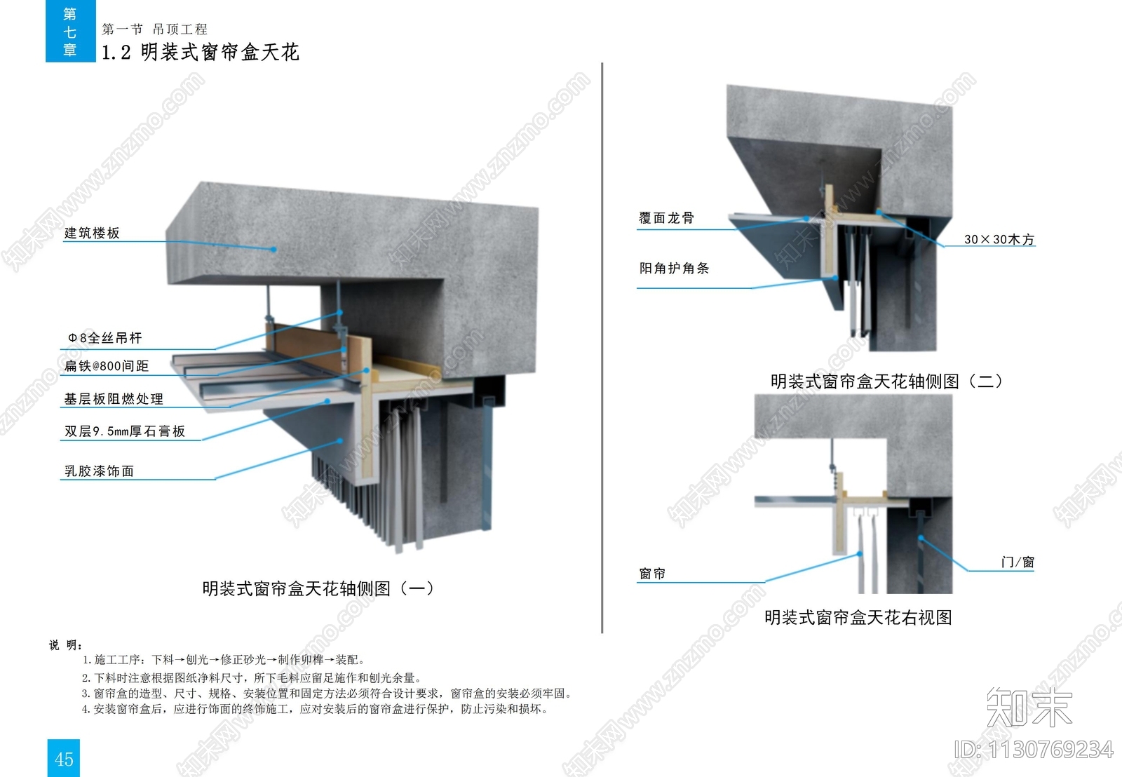 顶面地面门通用节点可视化立体节点图集施工图下载【ID:1130769234】