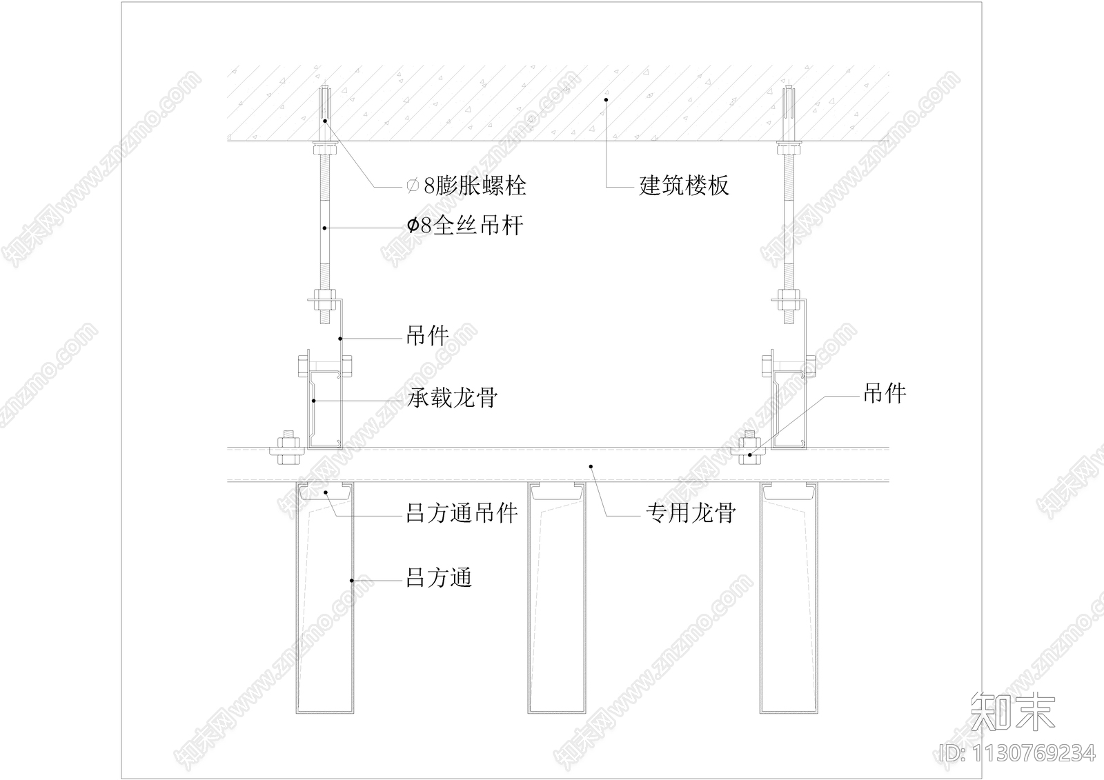 顶面地面门通用节点可视化立体节点图集施工图下载【ID:1130769234】