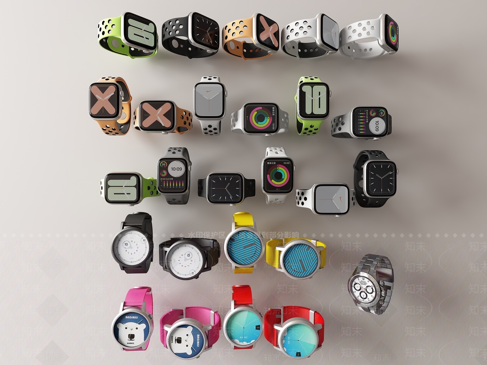 手表SU模型下载【ID:1130789803】