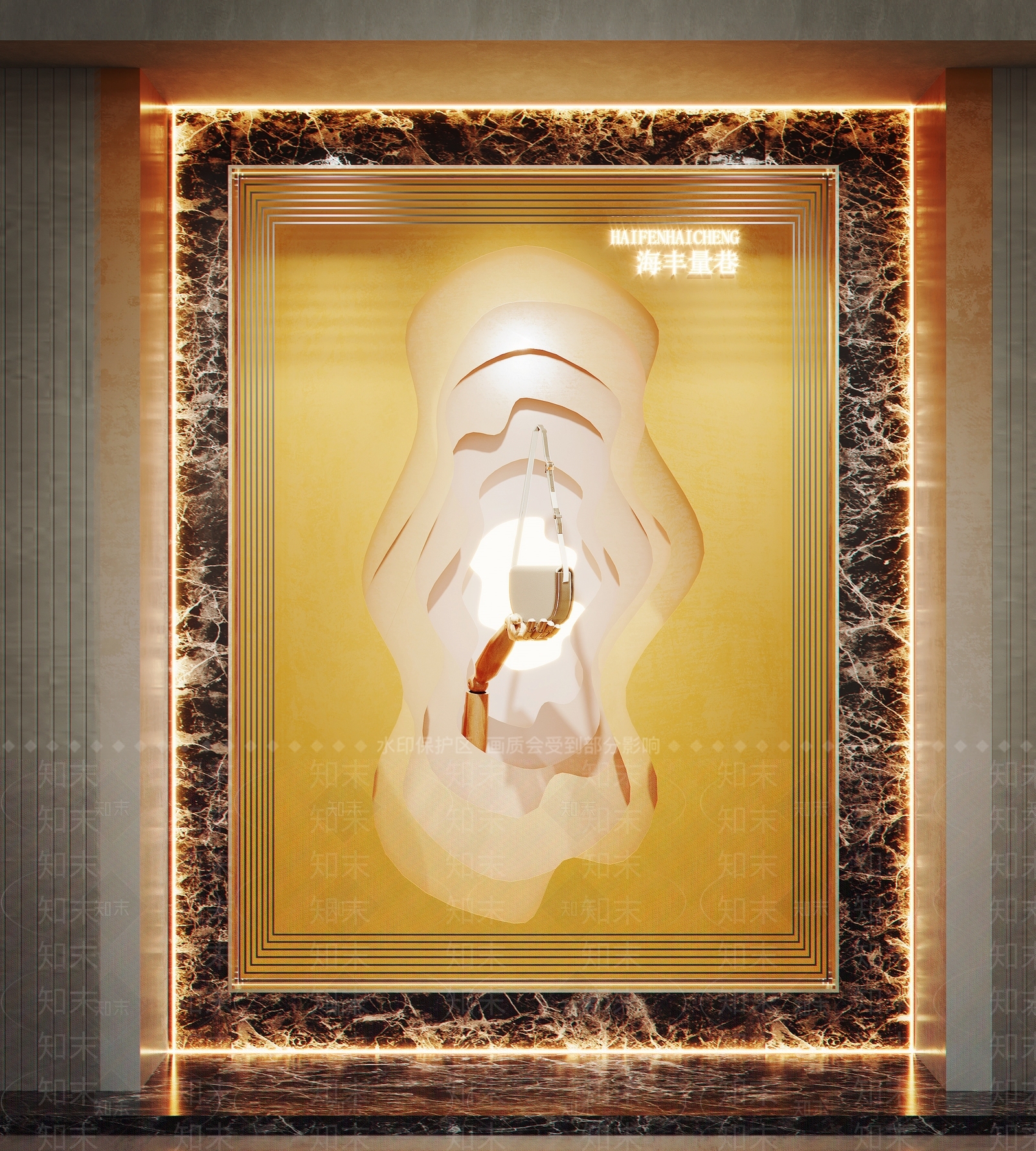 现代服装鞋包店橱窗SU模型下载【ID:1130782338】